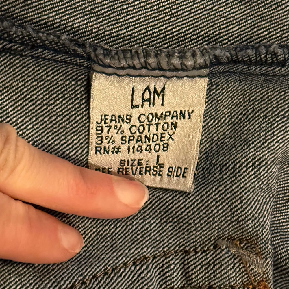 Lamasini Denim Jean Jacket - Picture 9 of 10